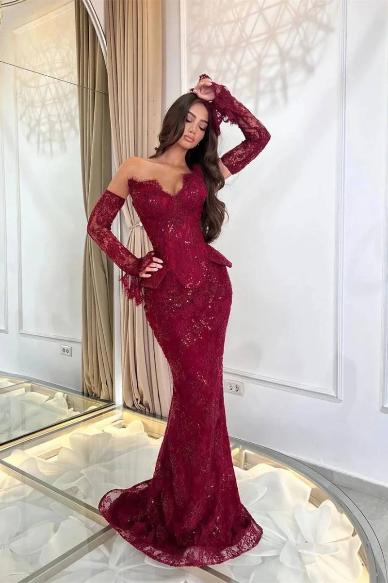 Alessia Lace Mermaid Prom Dress 