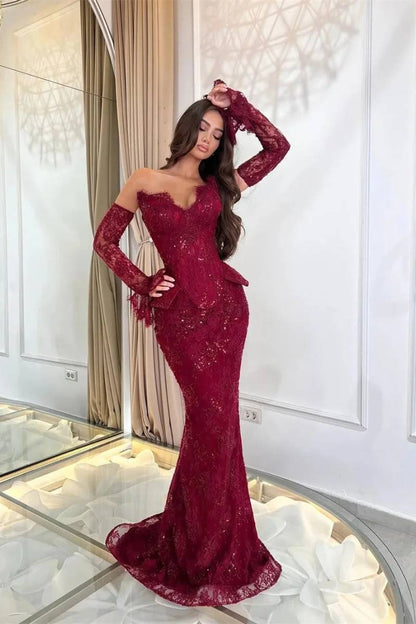 Alessia Lace Mermaid Prom Dress 