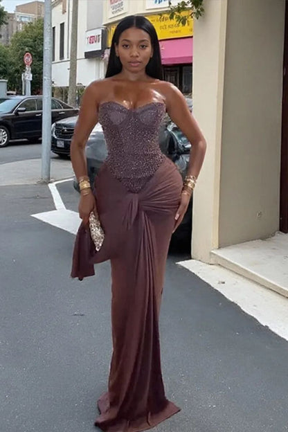 Cosette Strapless Prom Dress