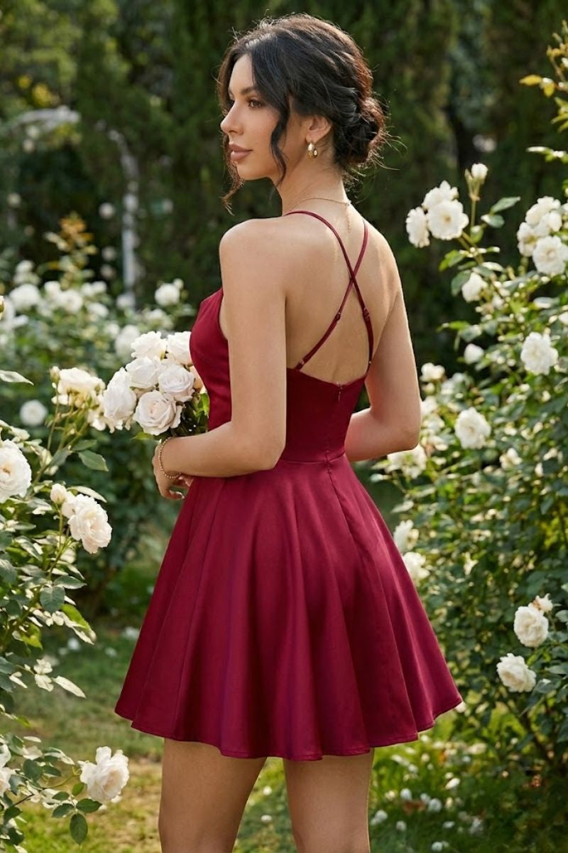 Mini Dress in Red