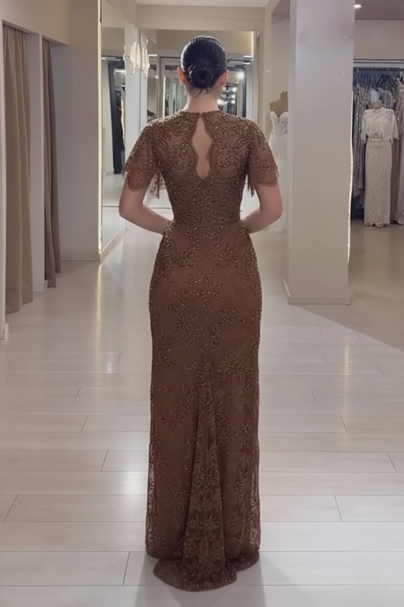 Prom Dress in Brown