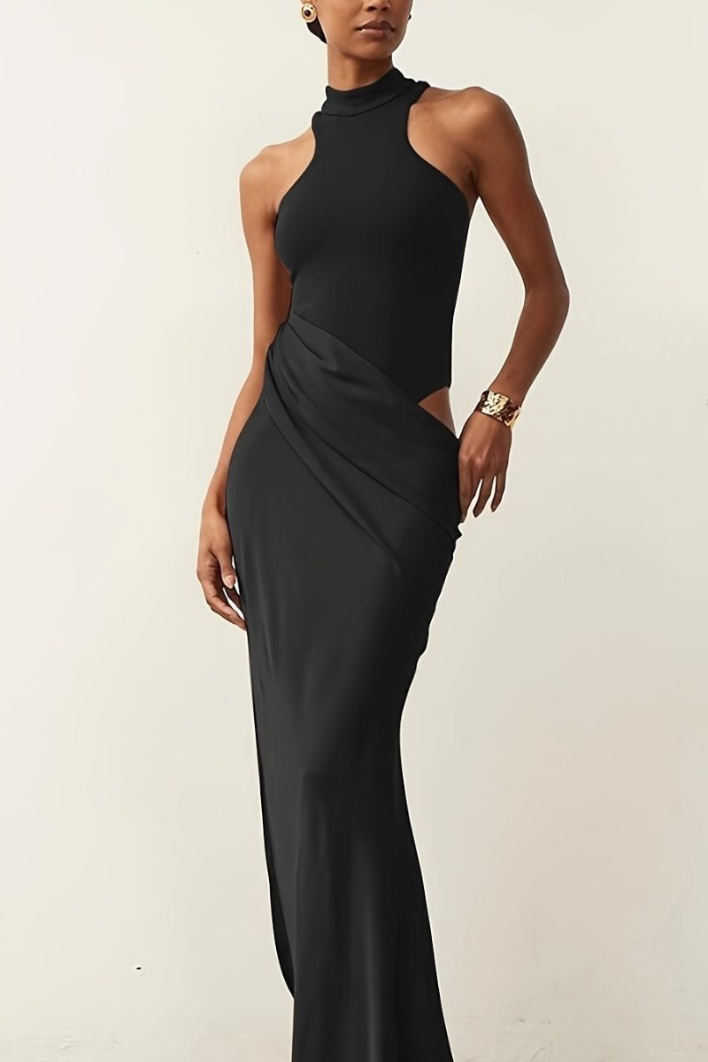Nyra Side-Cutout Maxi Dress