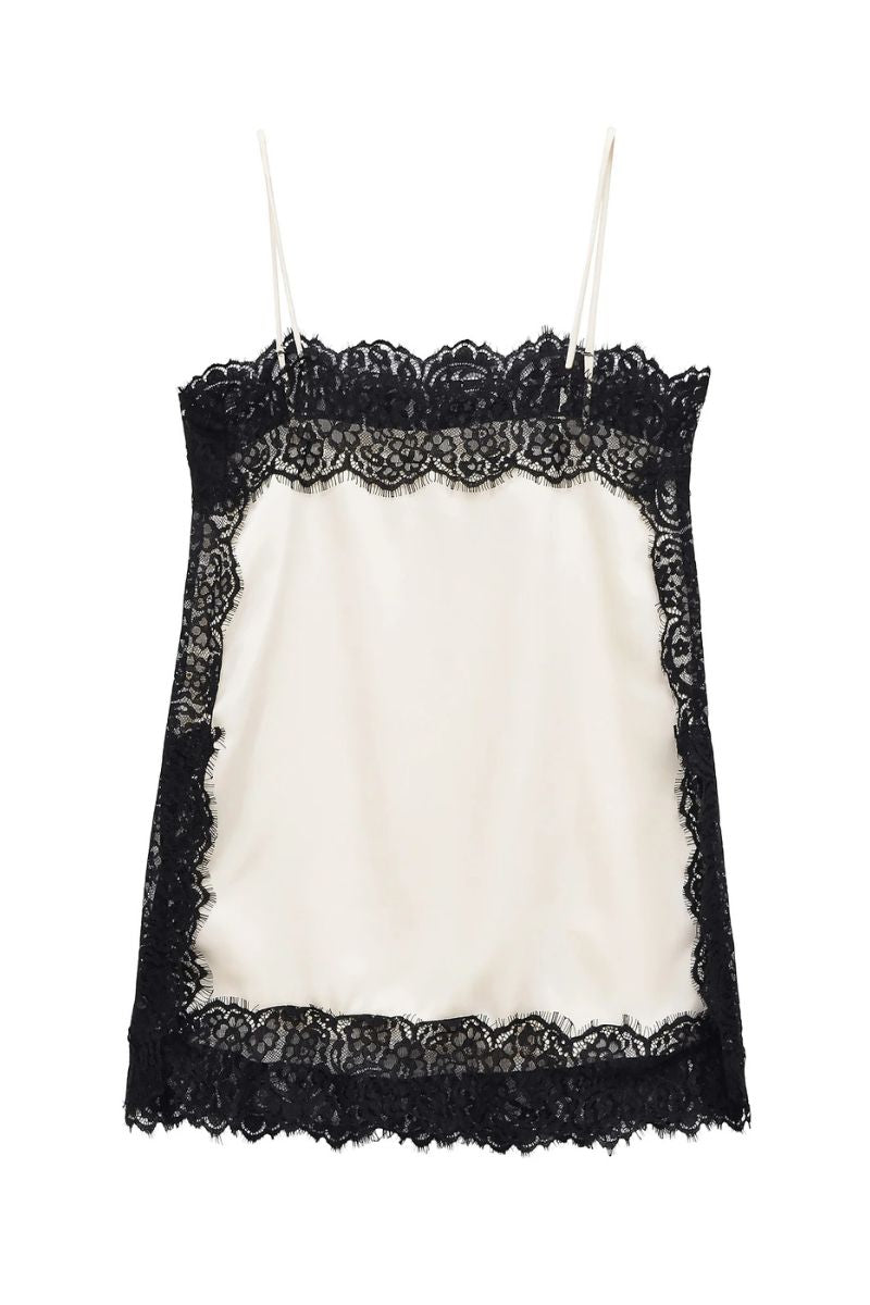 Mini Dress with Lace Detail