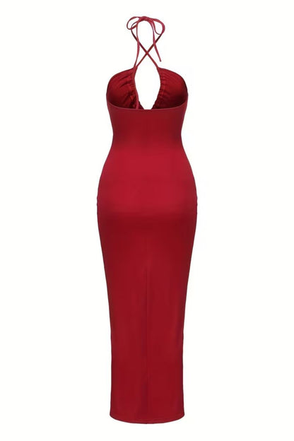 Valeria Maxi Dress in Red