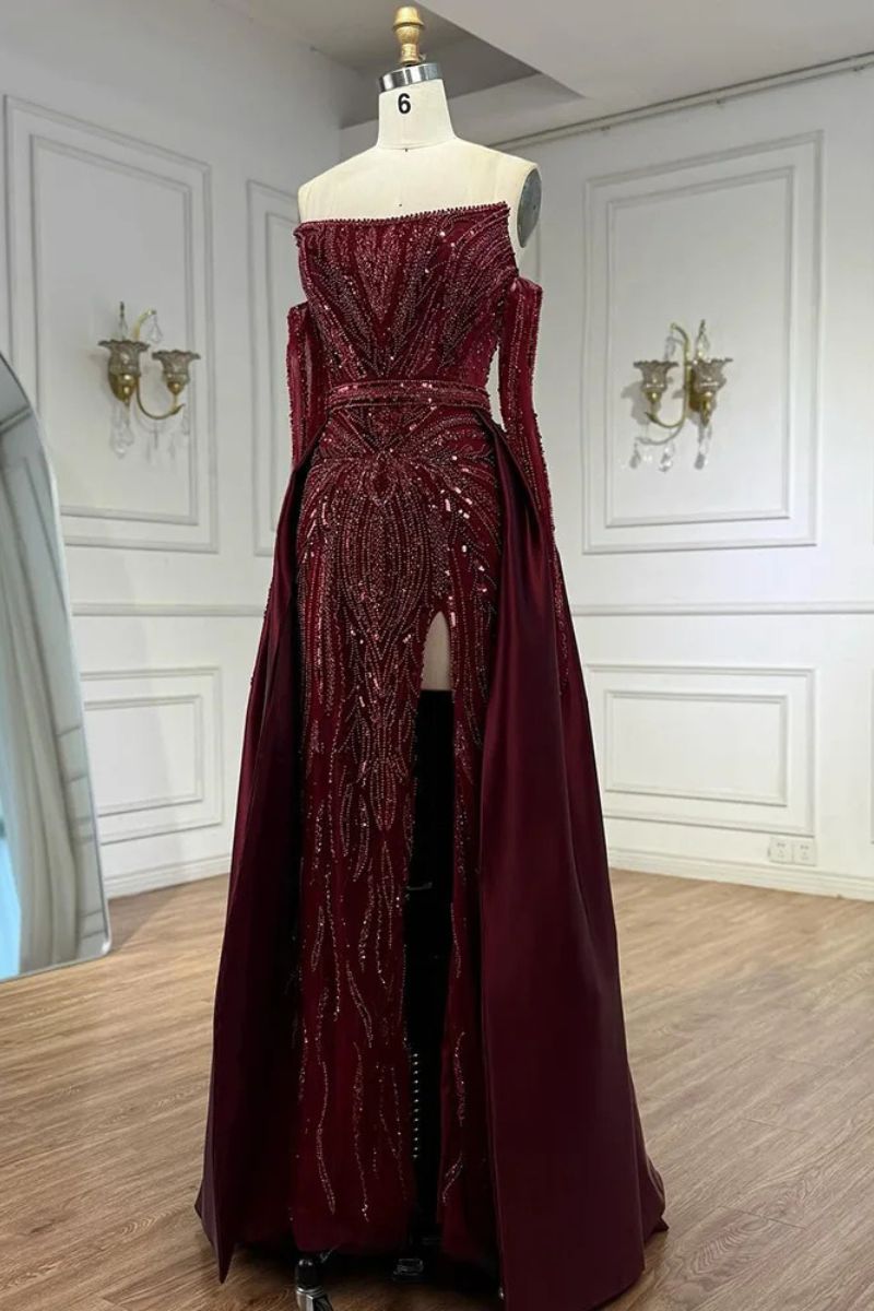 Prom Dress in Red Lallume