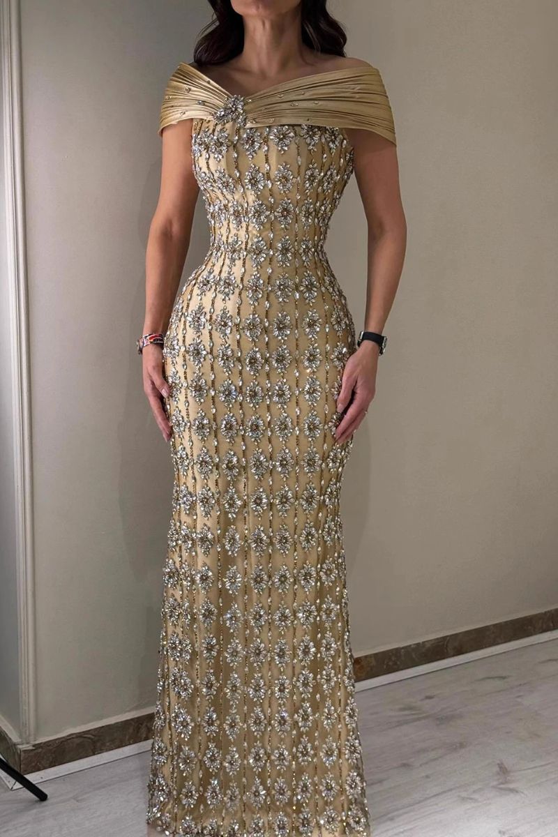 Prom Dress in Gold